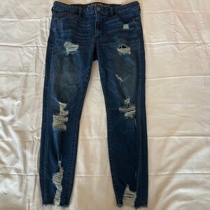 Dark blue size 12 American Eagle jeans